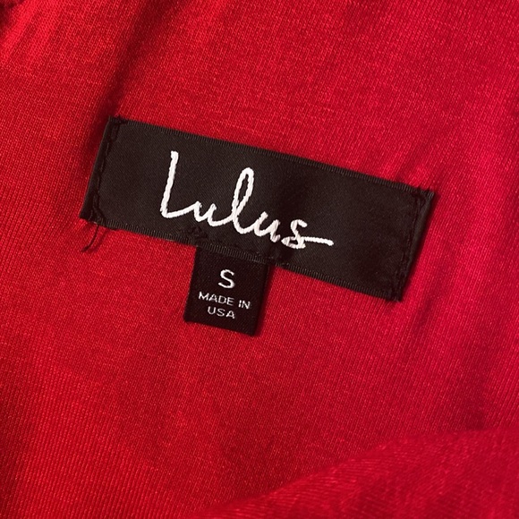 Lulus NWT red dresss - Picture 9 of 10